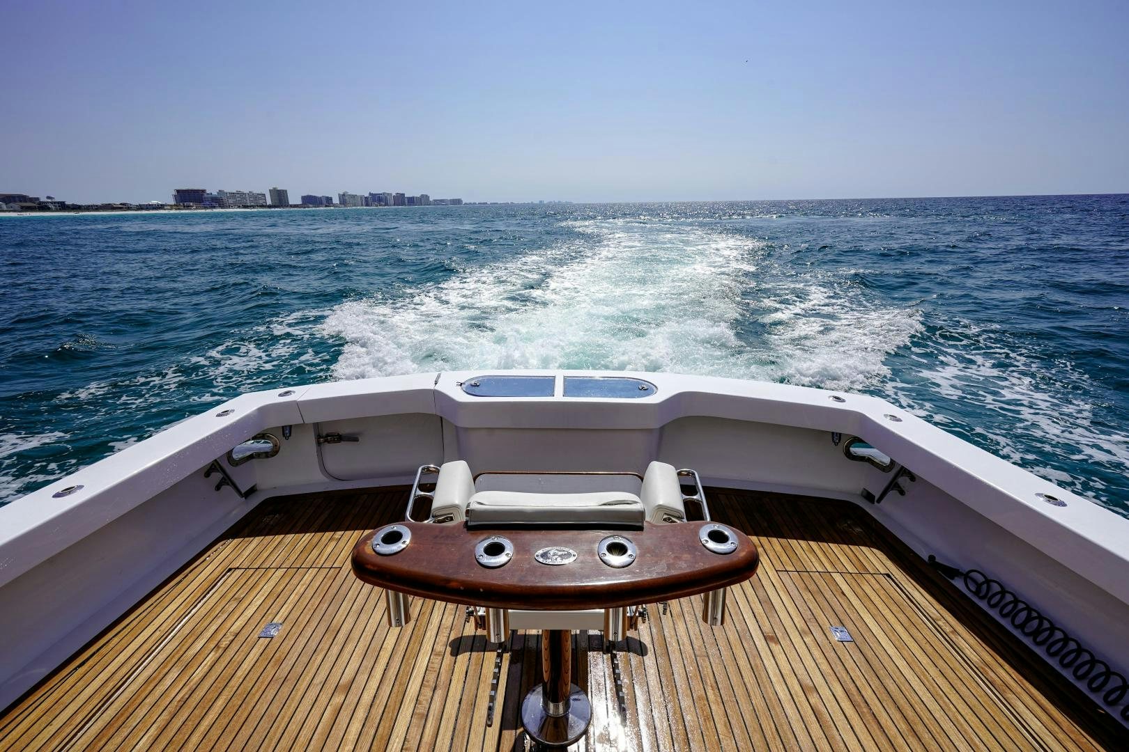 a boat on the water aboard BIG ENOS Yacht for Sale