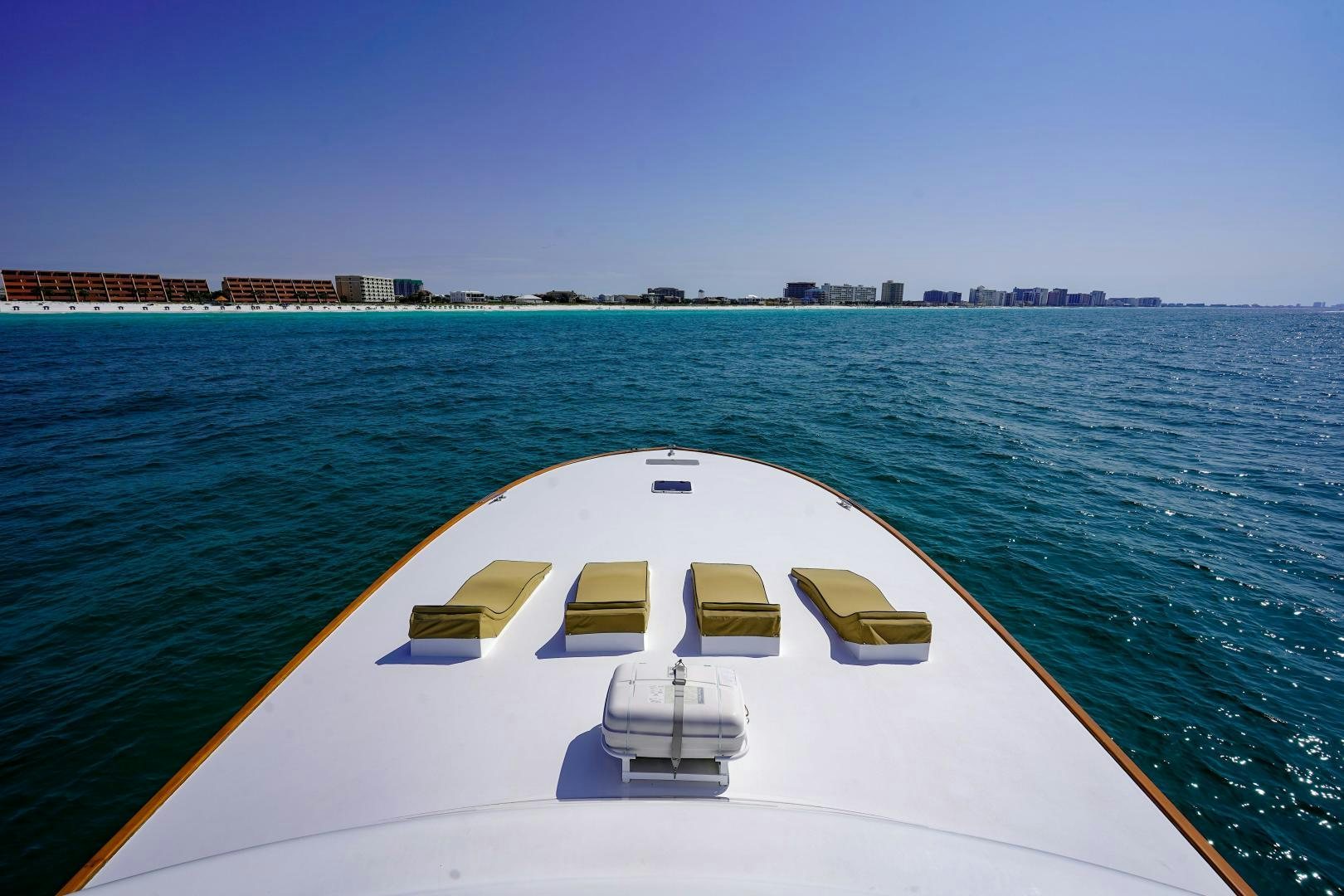 a boat on the water aboard BIG ENOS Yacht for Sale