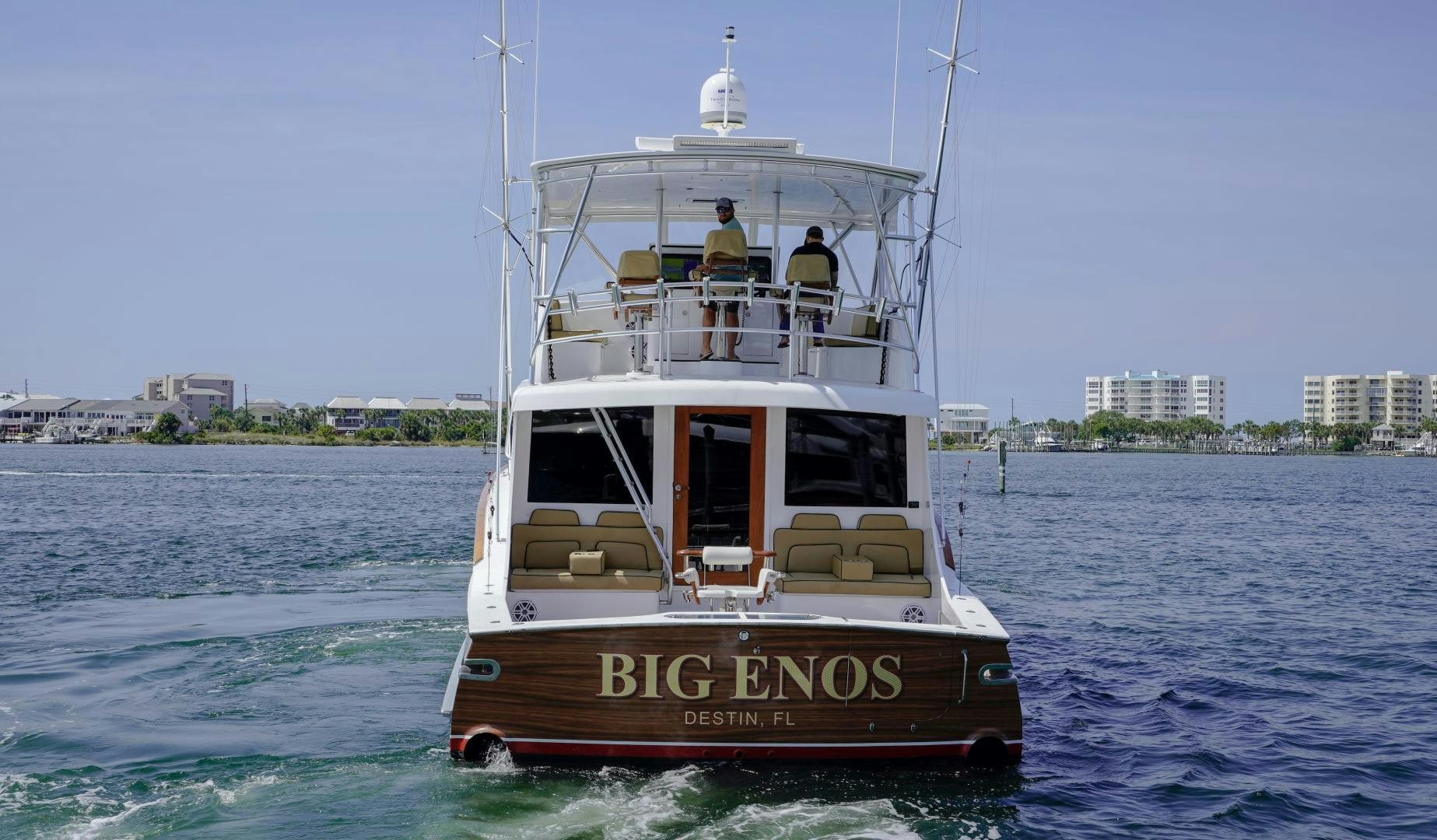 a boat on the water aboard BIG ENOS Yacht for Sale
