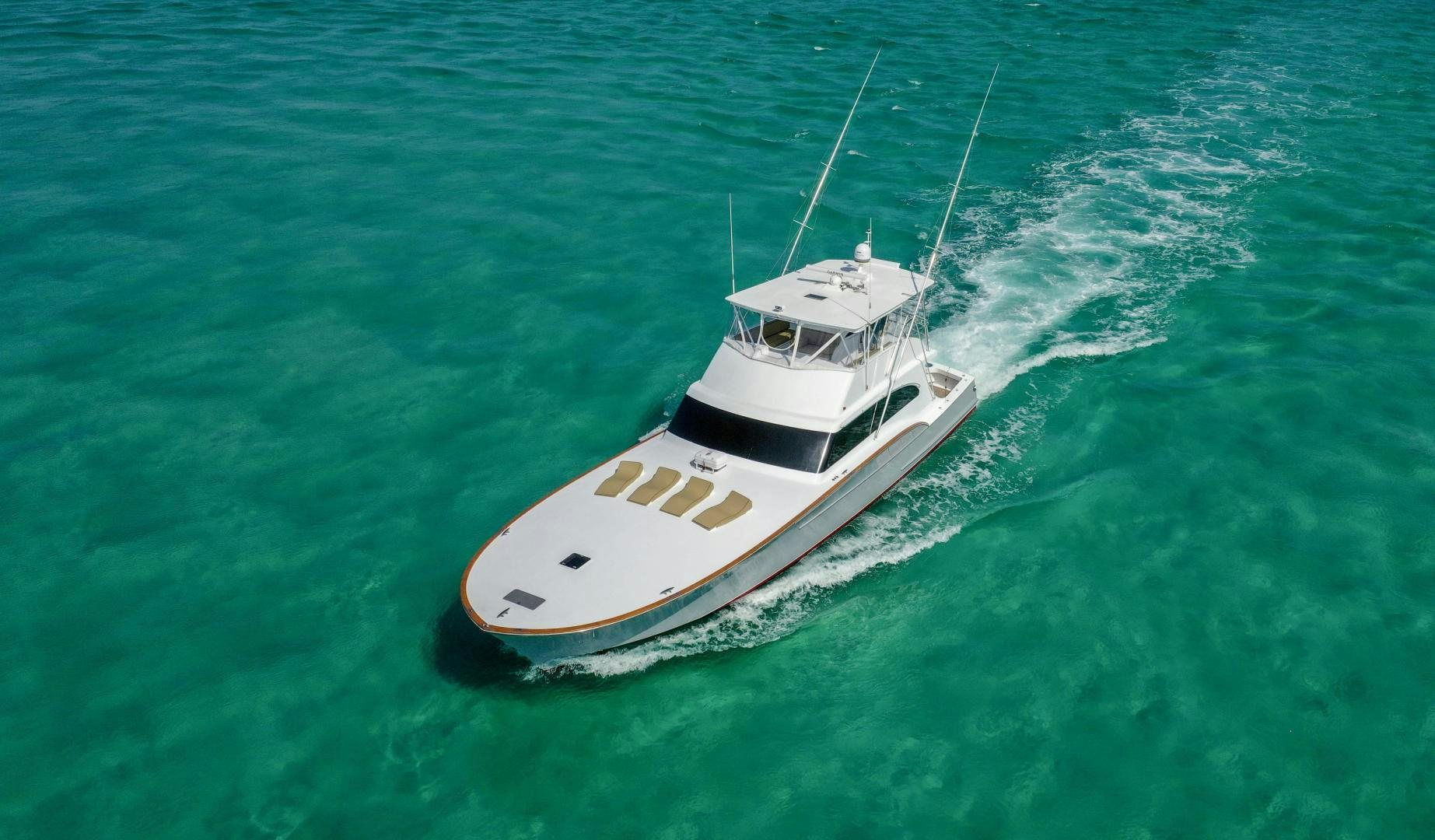a boat in the water aboard BIG ENOS Yacht for Sale