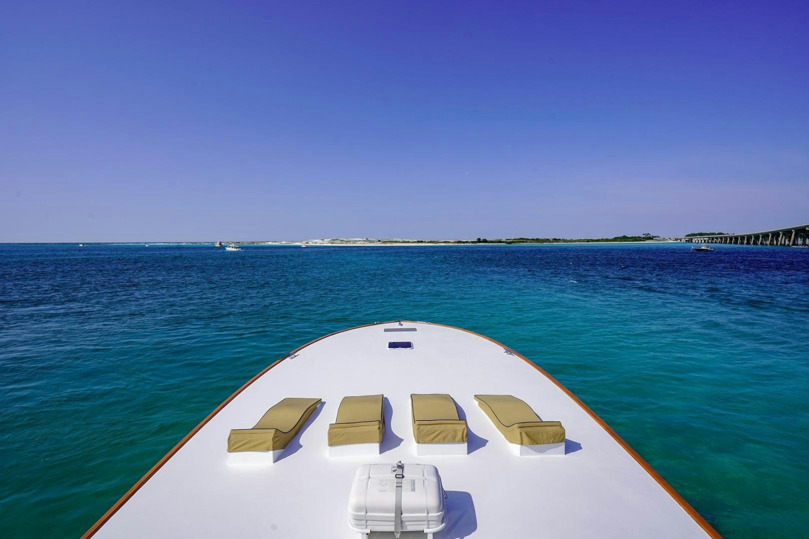 a boat on the water aboard BIG ENOS Yacht for Sale