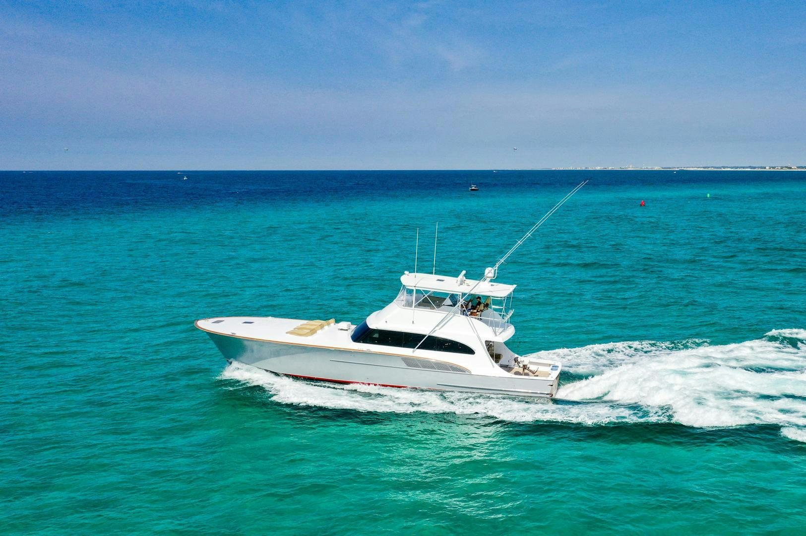 a boat in the water aboard BIG ENOS Yacht for Sale