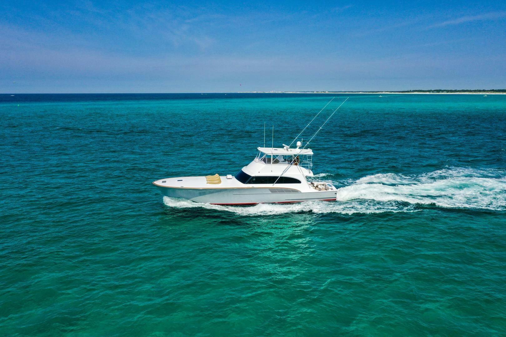 a boat in the water aboard BIG ENOS Yacht for Sale