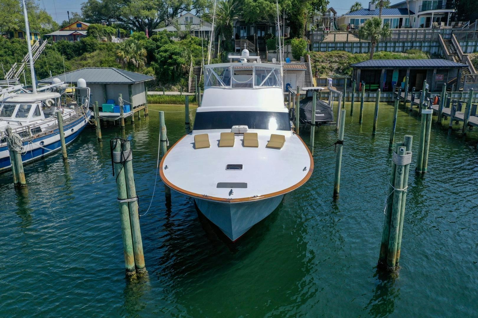 a boat in the water aboard BIG ENOS Yacht for Sale