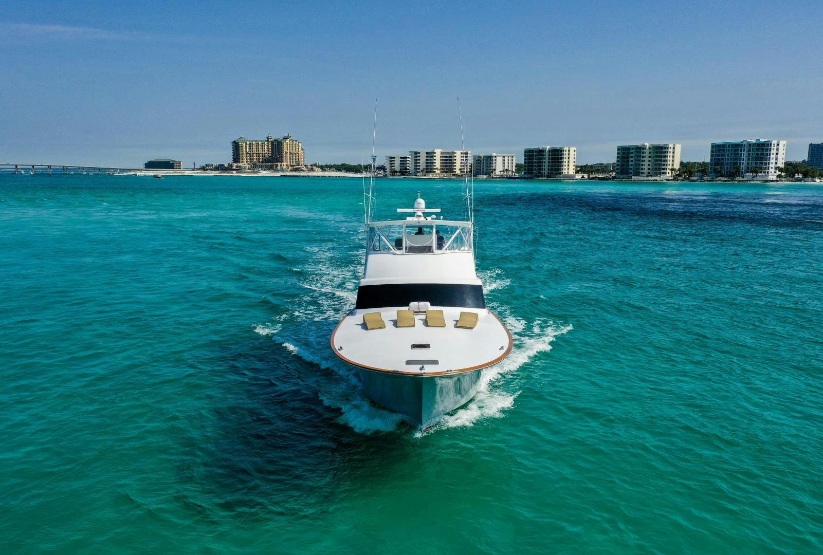 a boat on the water aboard BIG ENOS Yacht for Sale