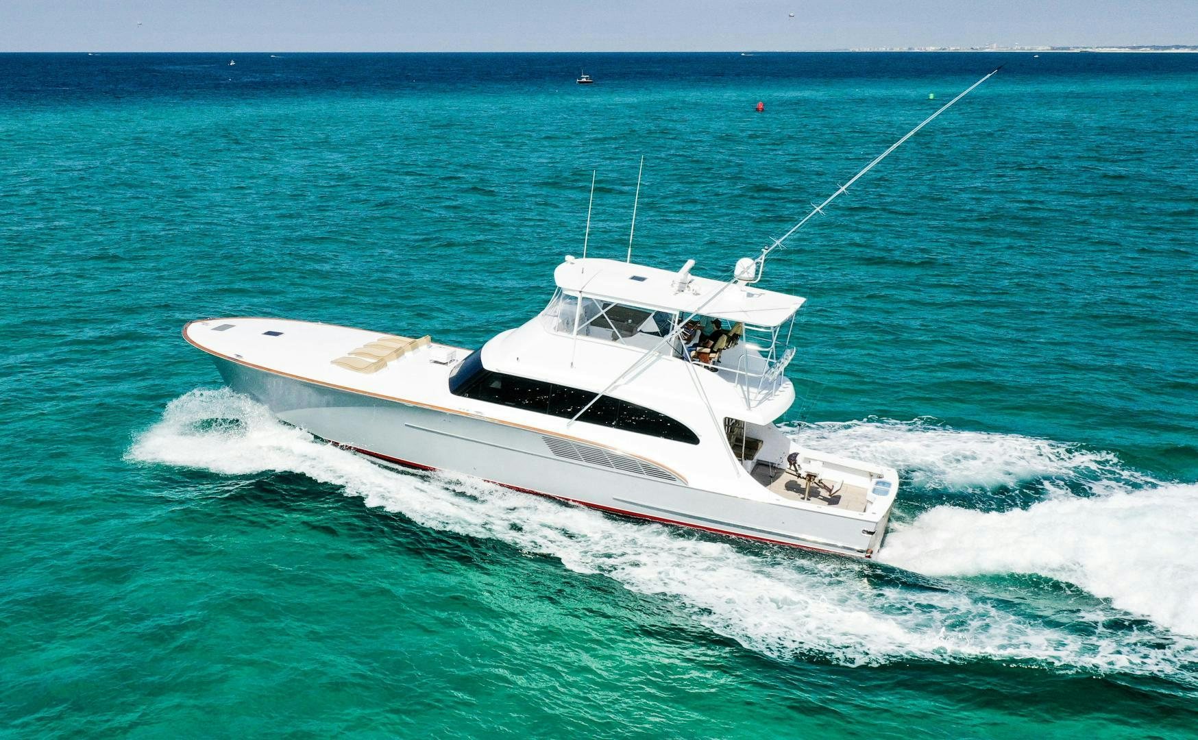 a boat on the water aboard BIG ENOS Yacht for Sale