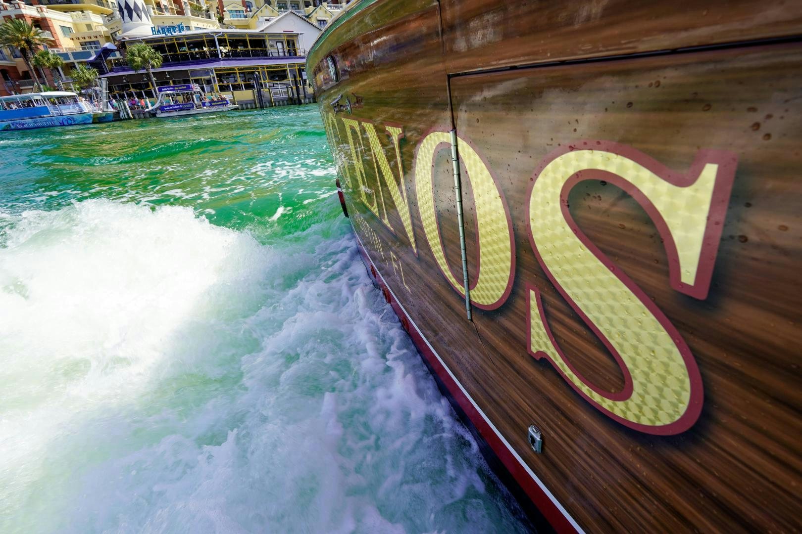 a boat on the water aboard BIG ENOS Yacht for Sale