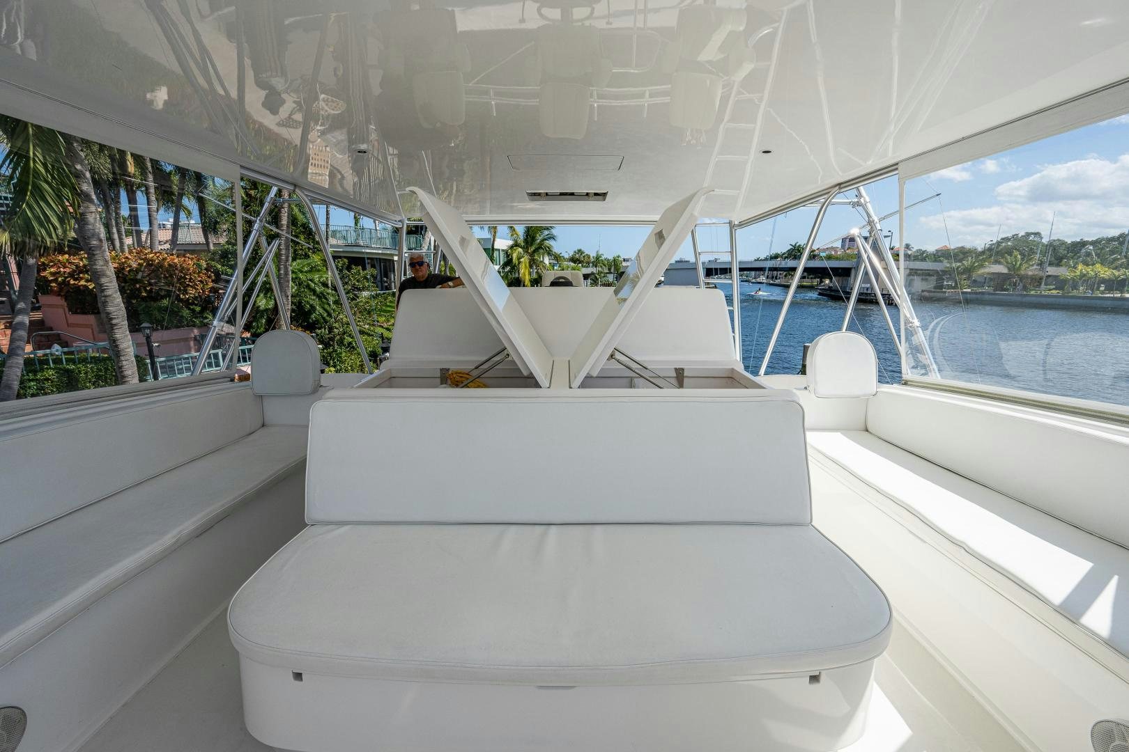 a boat on the water aboard REEL ESTATE Yacht for Sale