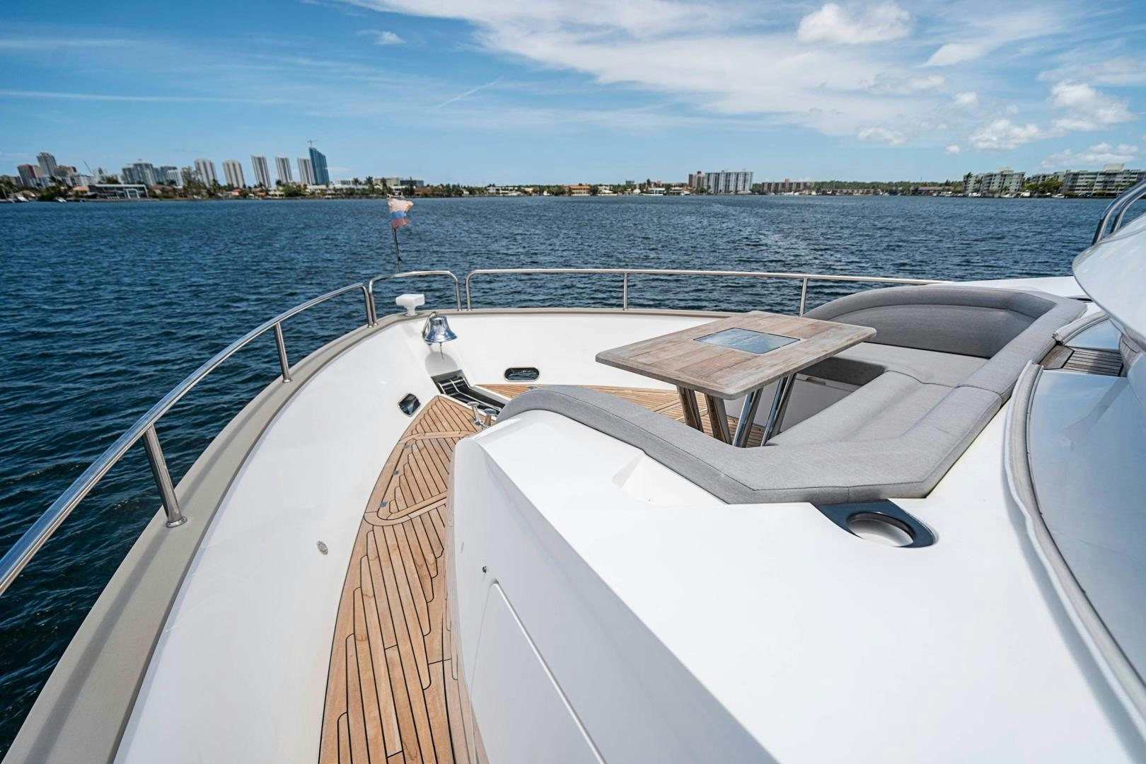 a boat on the water aboard QUANTUM Yacht for Sale