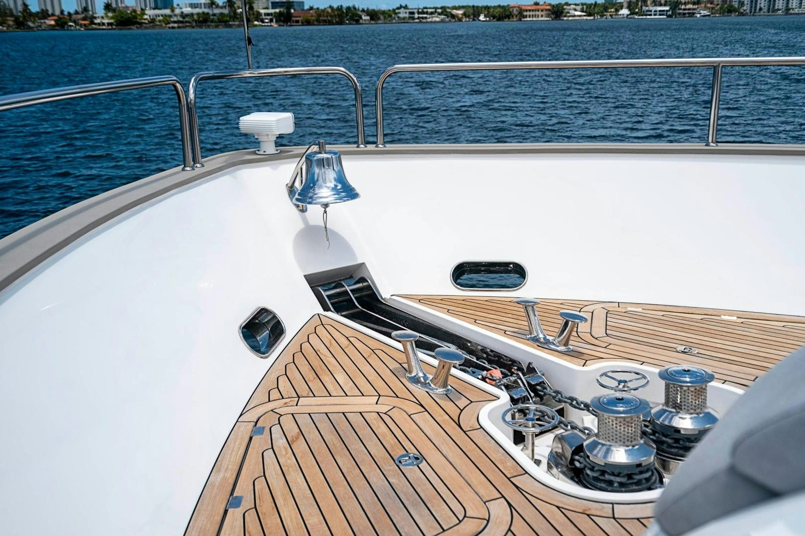 a boat on the water aboard QUANTUM Yacht for Sale