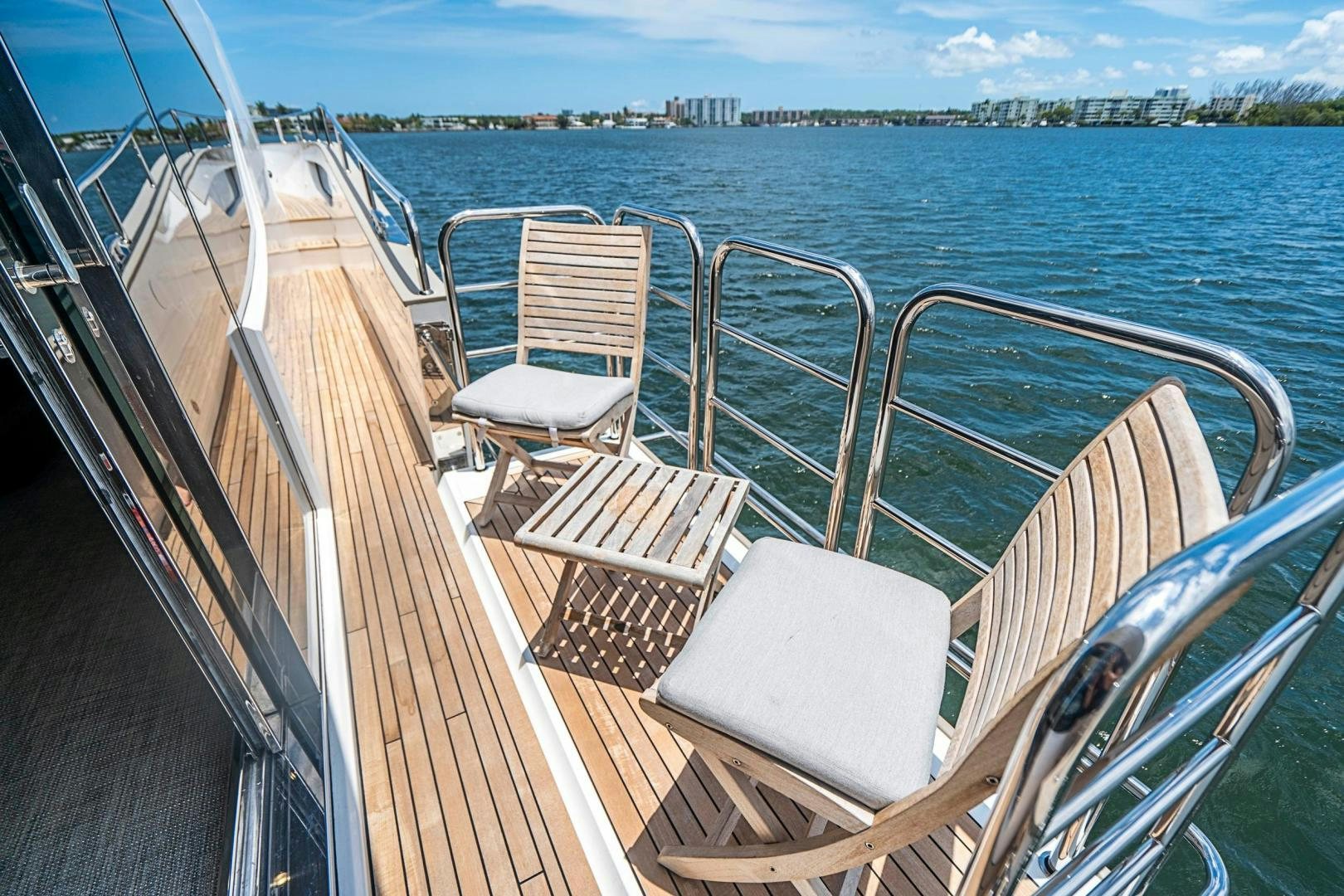 a boat on the water aboard QUANTUM Yacht for Sale