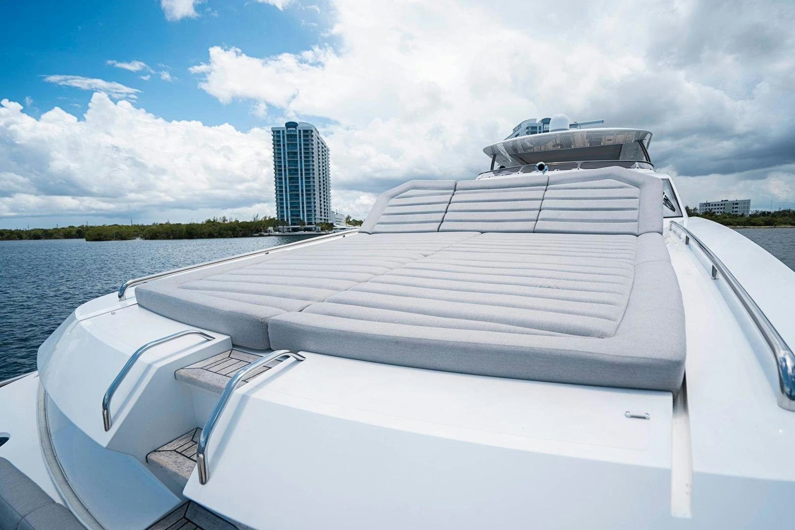 a boat on the water aboard QUANTUM Yacht for Sale