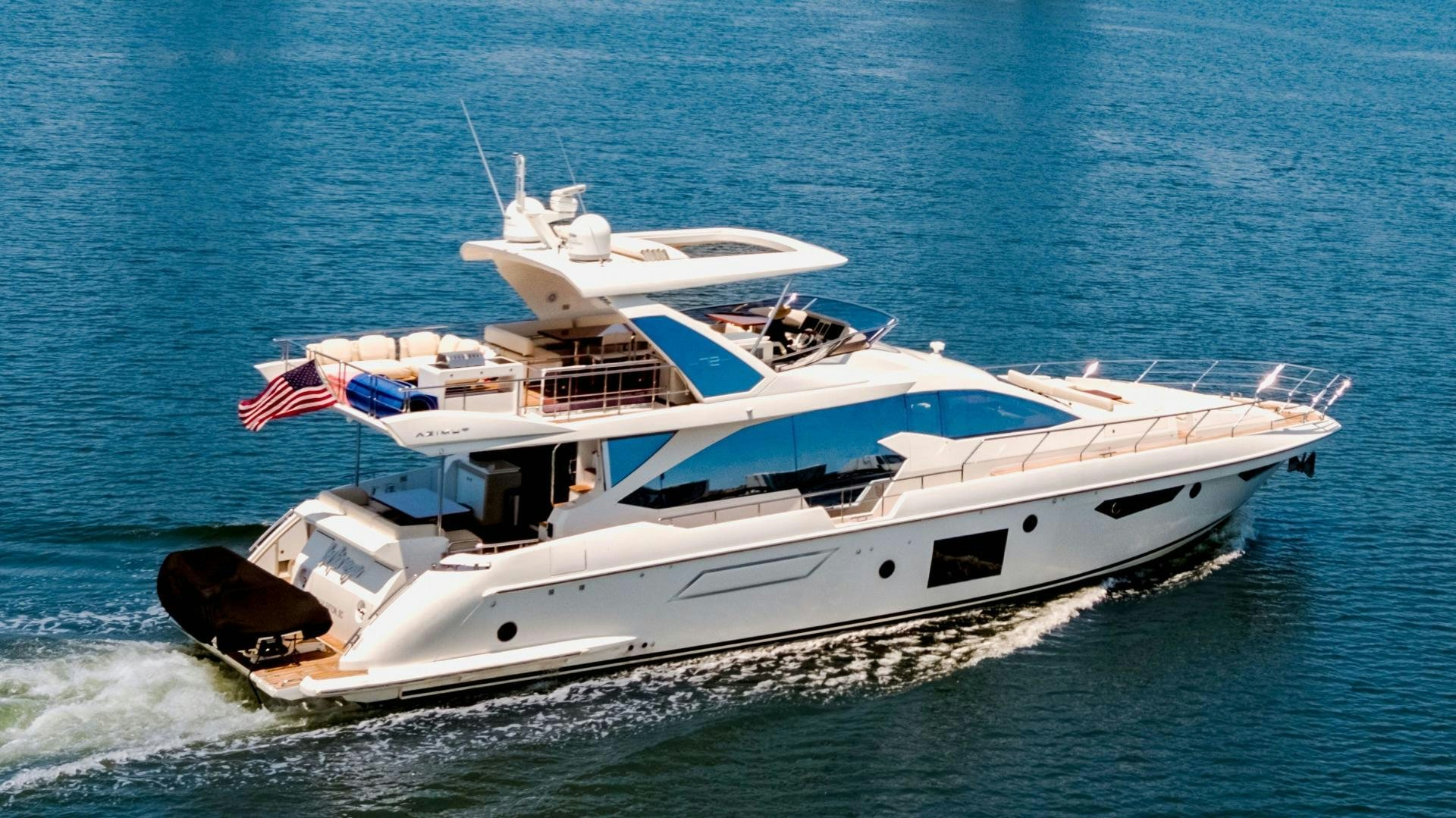 a boat on the water aboard MIREYA Yacht for Sale