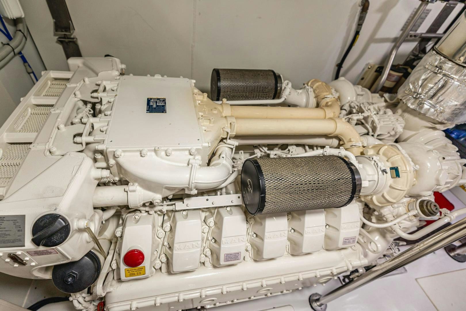 a machine with a large amount of equipment on it aboard MIREYA Yacht for Sale