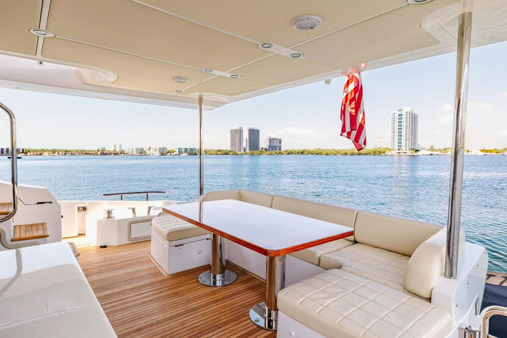 a boat on the water aboard MIREYA Yacht for Sale