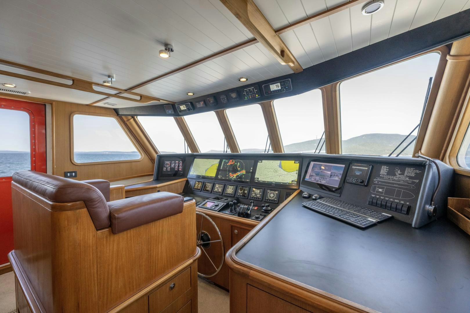 inside of a vehicle aboard CHEEMAUN Yacht for Sale