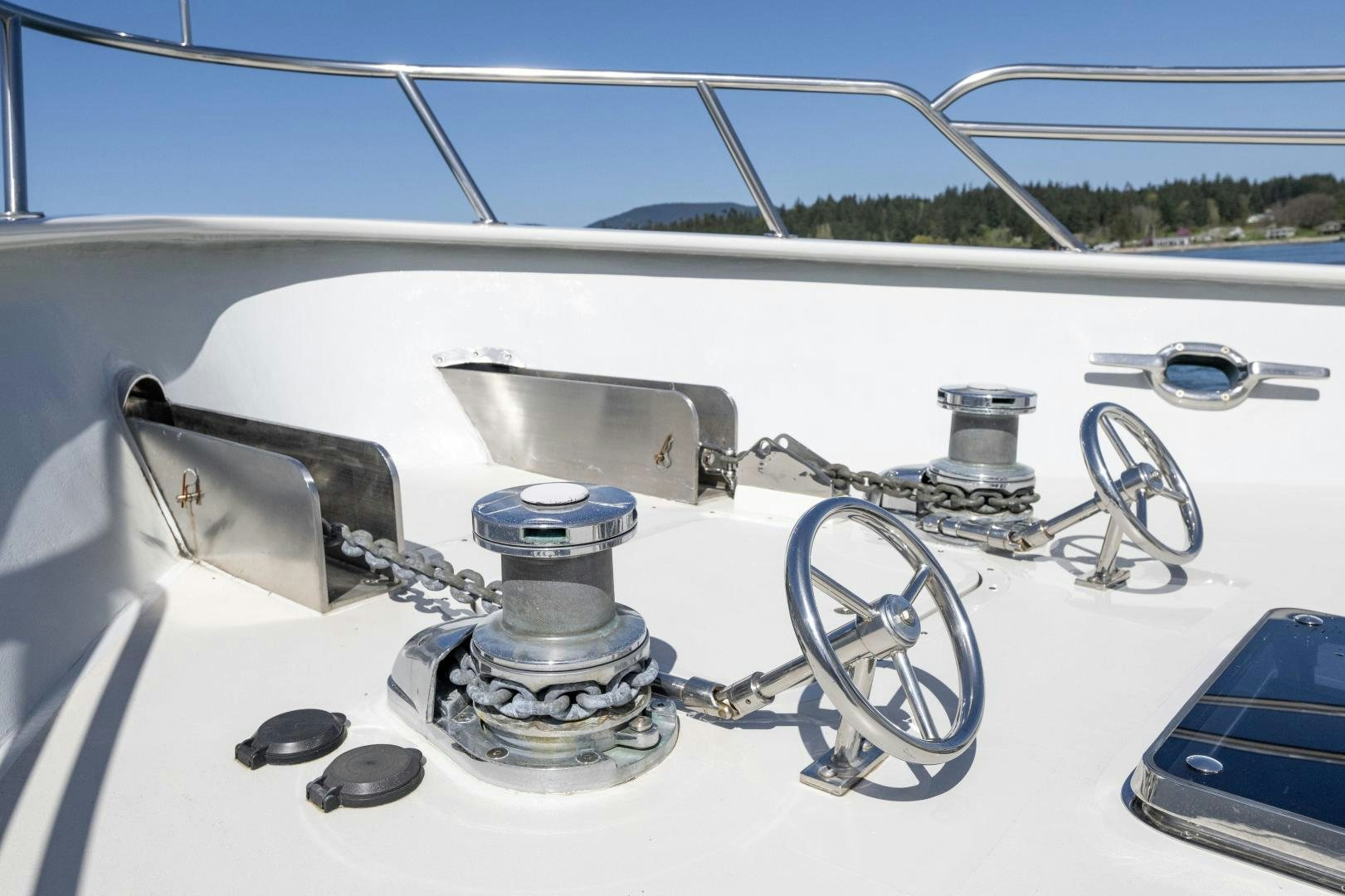 a close-up of a sink aboard CHEEMAUN Yacht for Sale