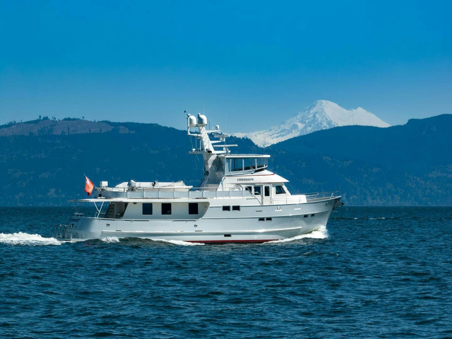 a boat on the water aboard CHEEMAUN Yacht for Sale