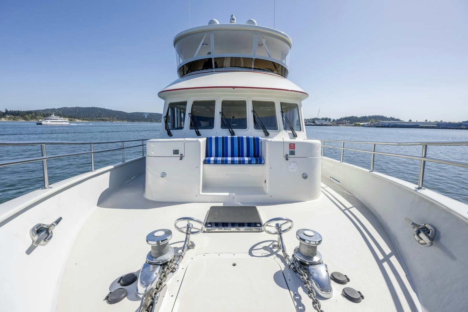 a boat on the water aboard CHEEMAUN Yacht for Sale