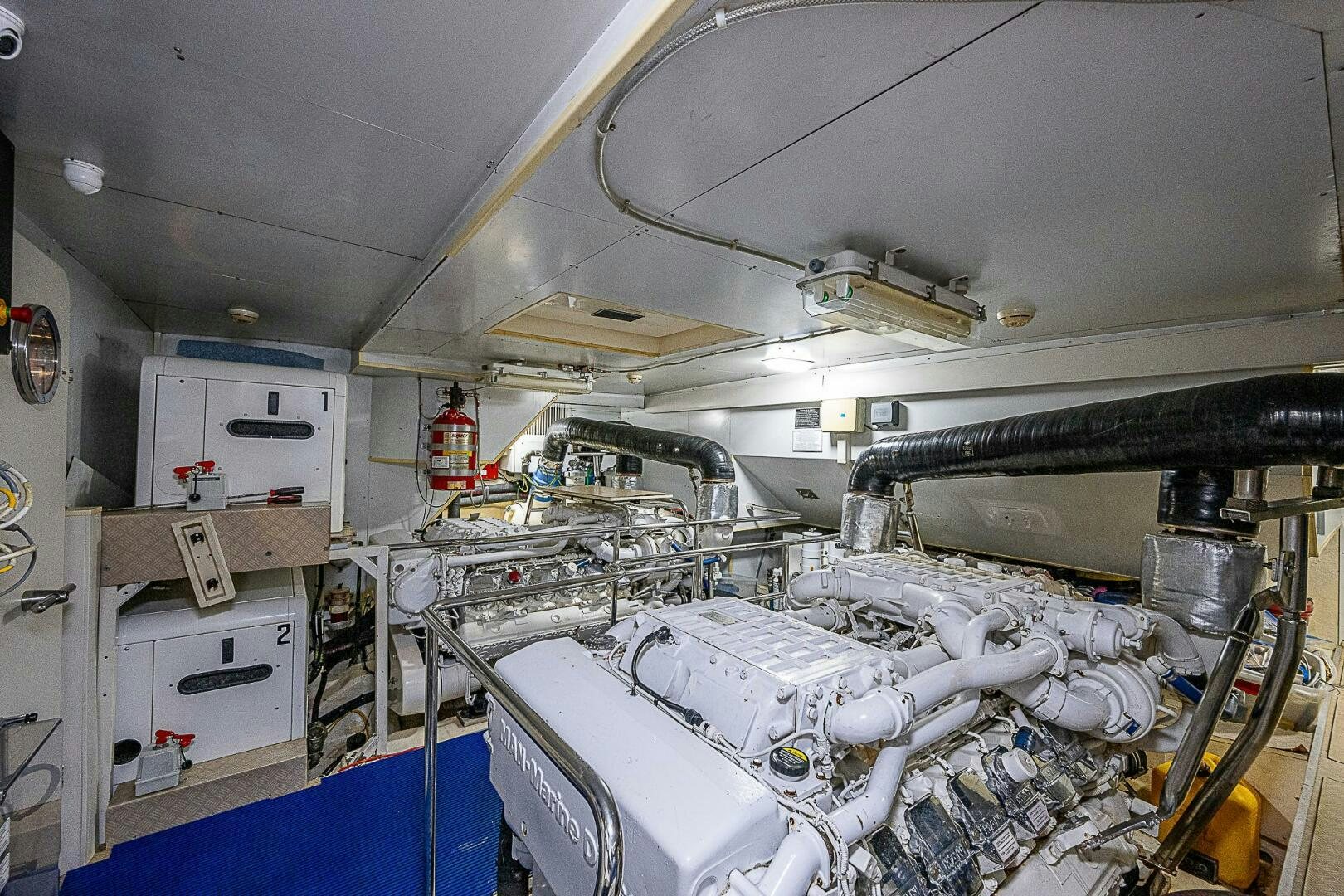 a machine with a large amount of equipment in it aboard KNOT NANNY'S Yacht for Sale