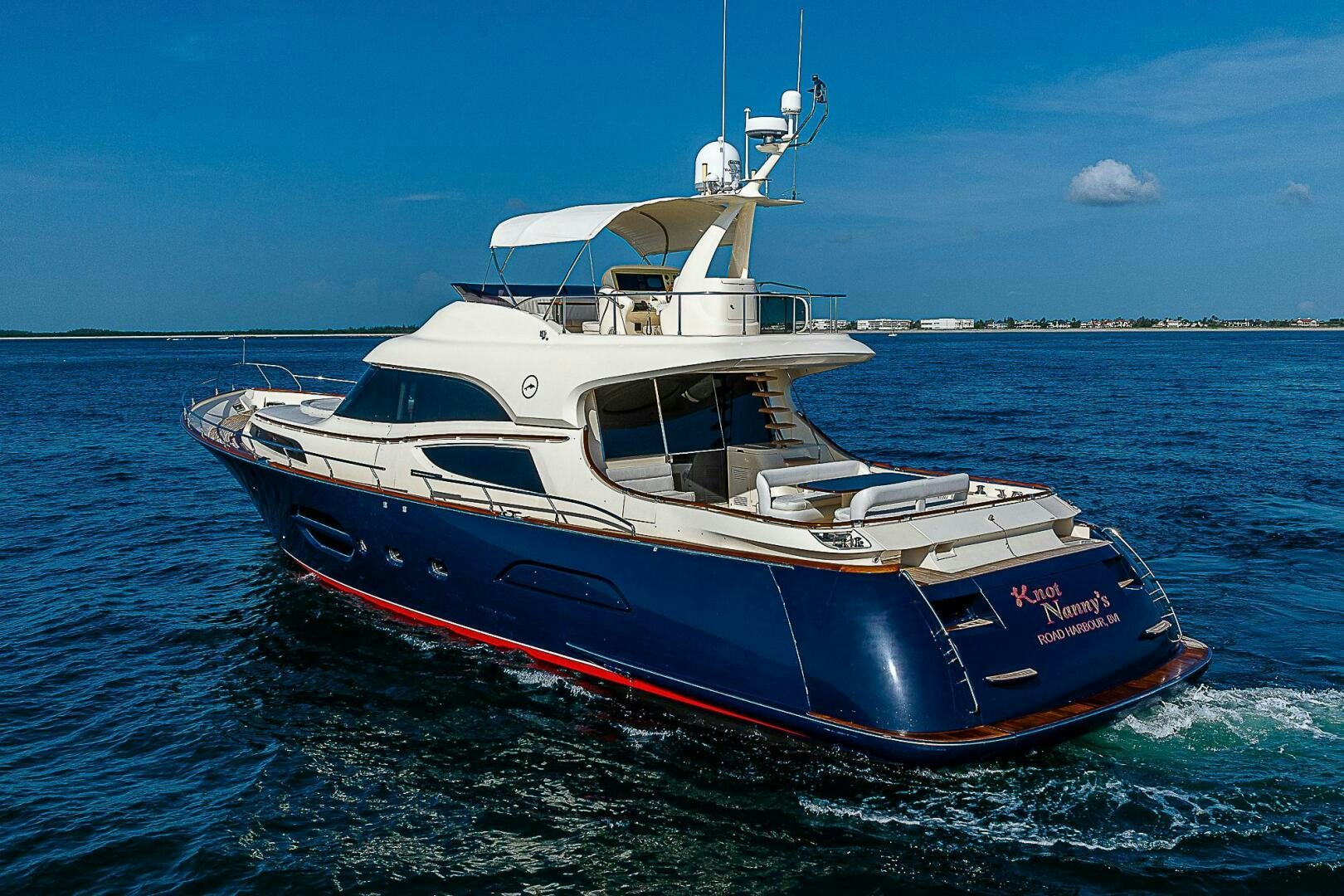 a boat on the water aboard KNOT NANNY'S Yacht for Sale