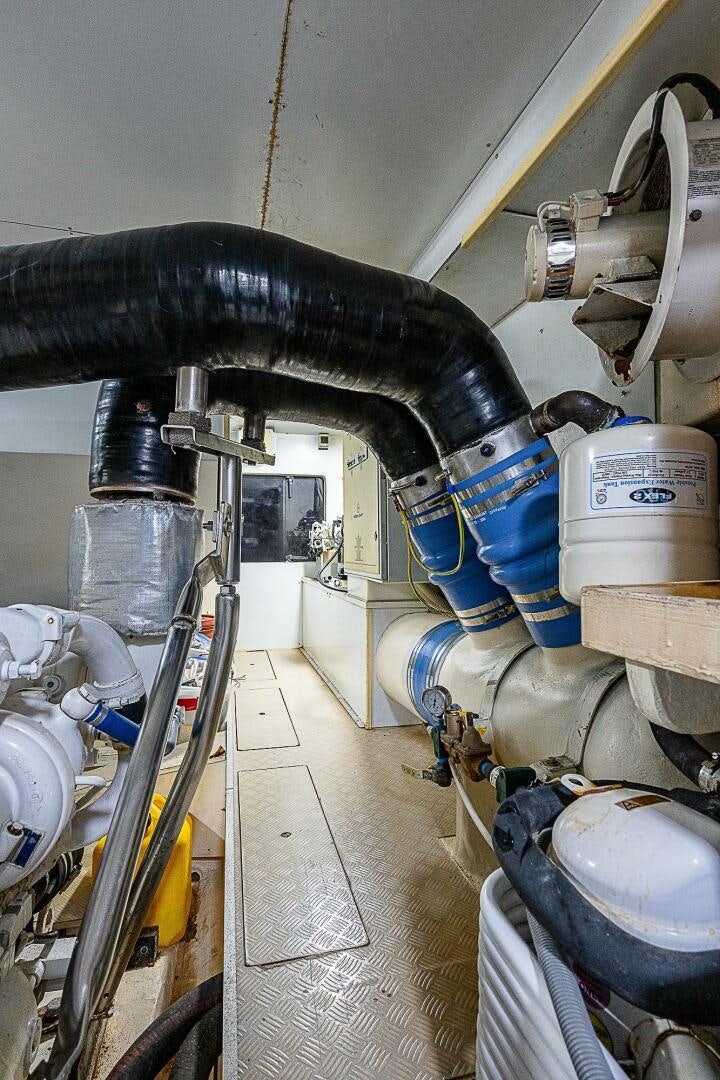 a machine with pipes aboard KNOT NANNY'S Yacht for Sale