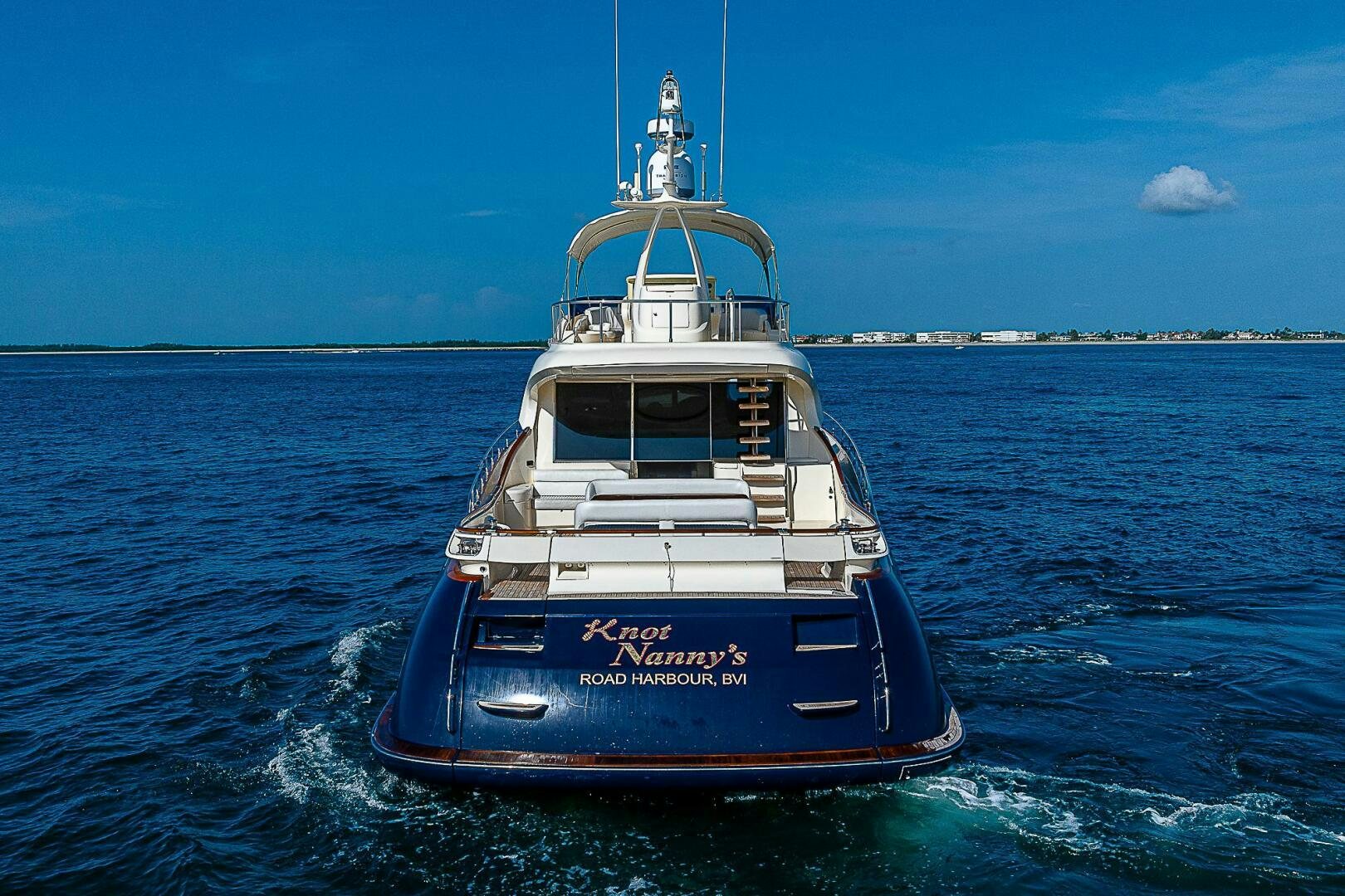a boat on the water aboard KNOT NANNY'S Yacht for Sale