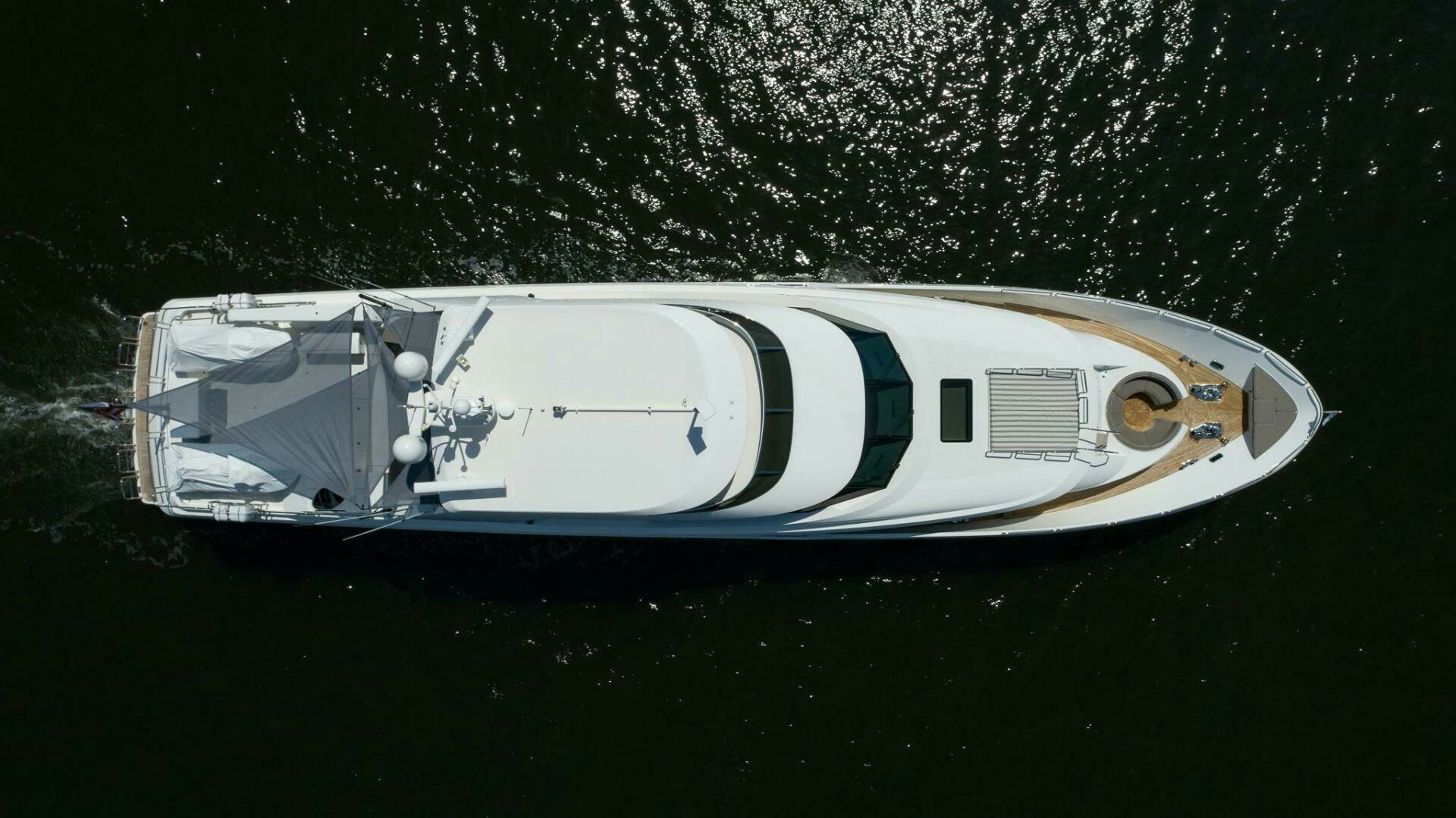 a space ship in outer space aboard SEAHAWK Yacht for Sale