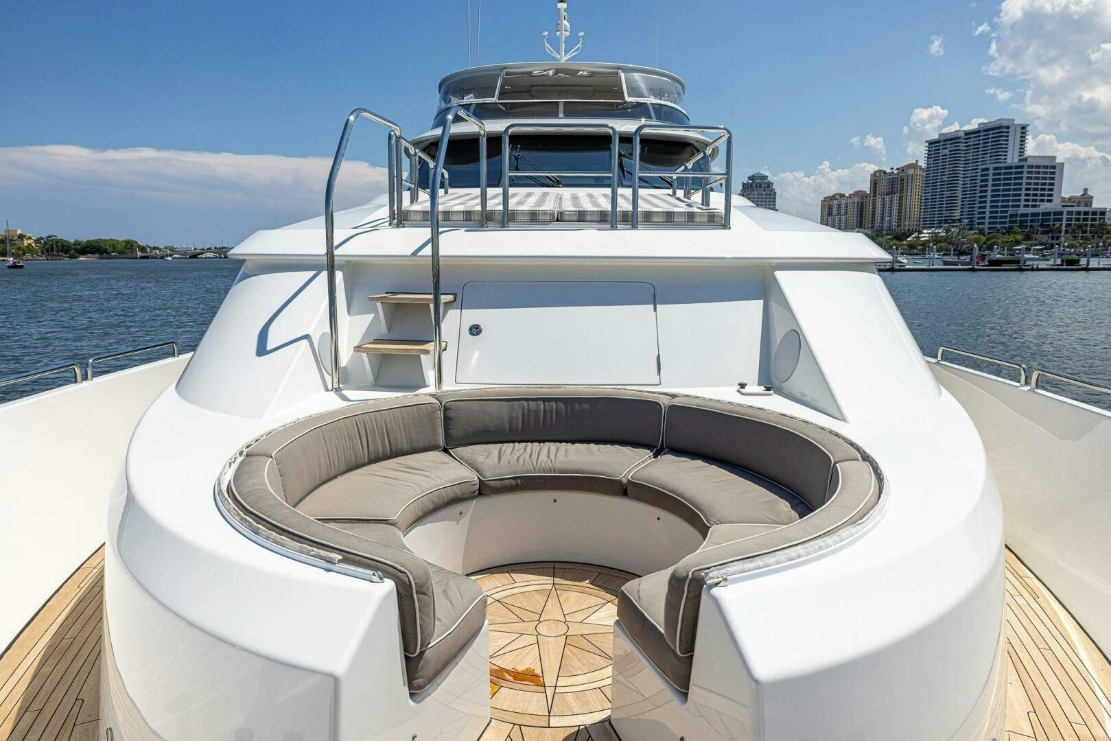 a boat on a body of water aboard SEAHAWK Yacht for Sale