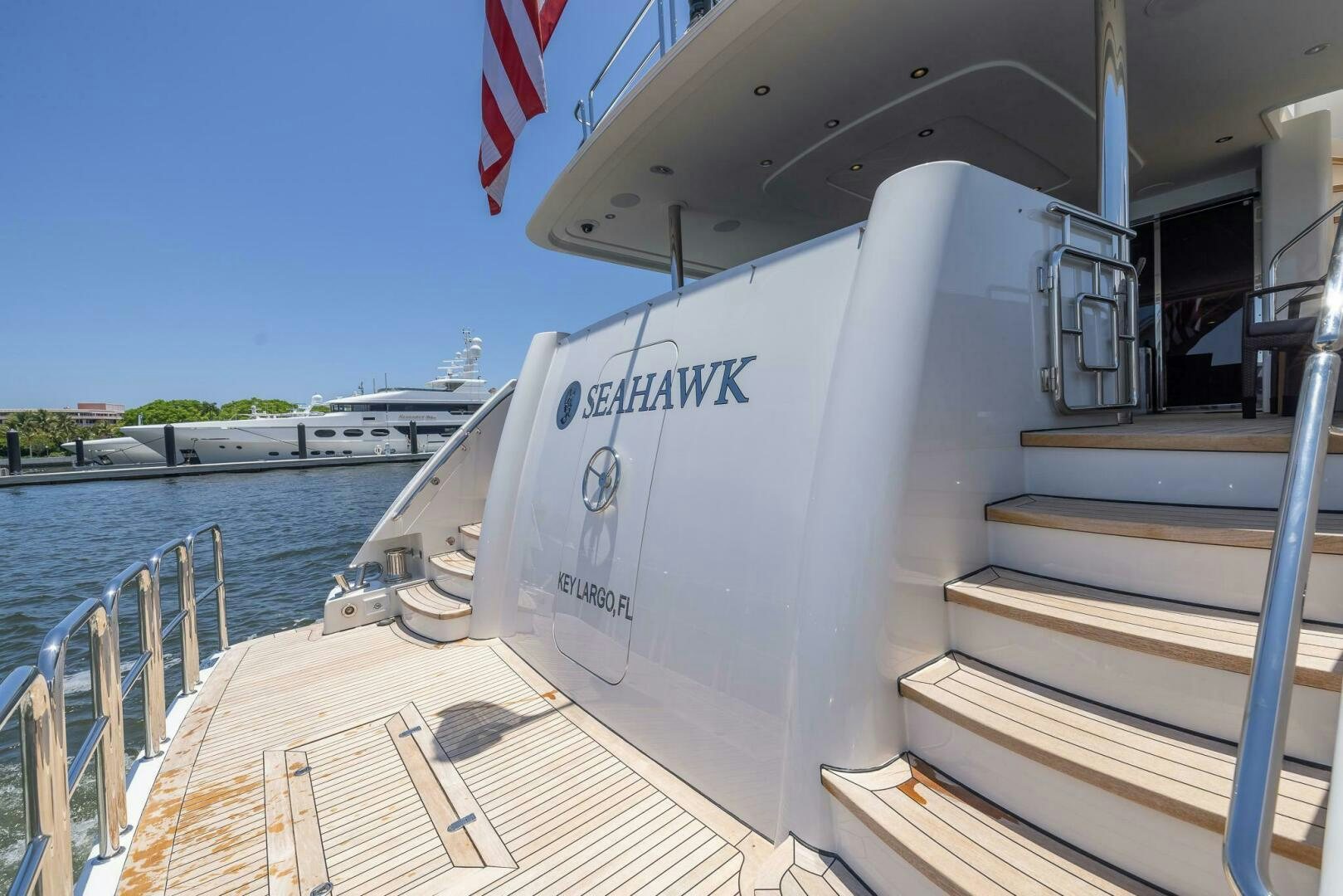 a boat on the water aboard SEAHAWK Yacht for Sale