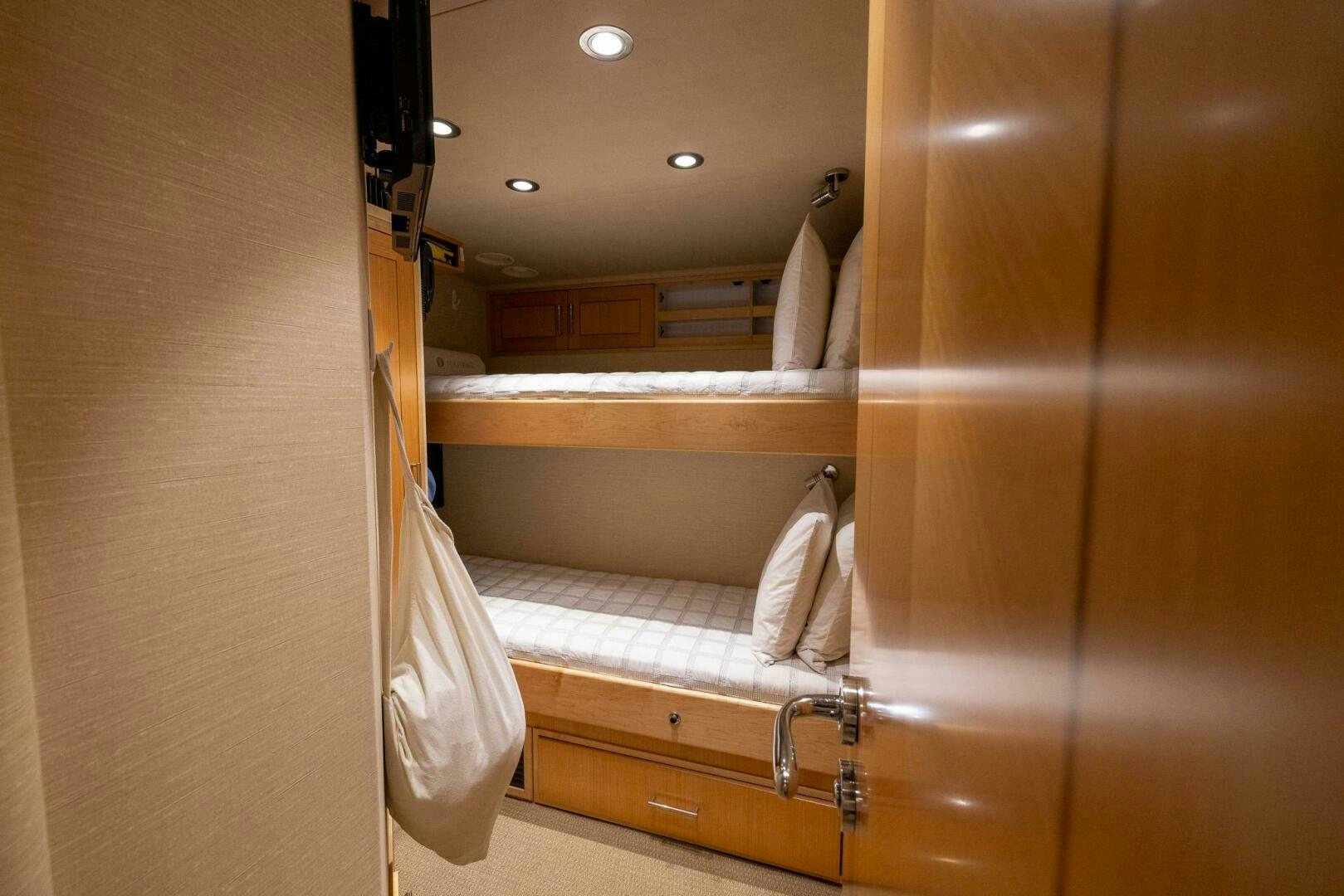 a bathroom with a tub and sink aboard SEAHAWK Yacht for Sale