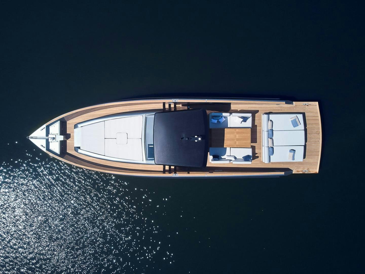 a rectangular electronic device aboard CANTIERI DI PISA TENDER 50 Yacht for Sale