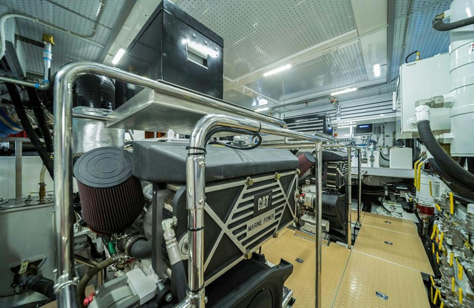 a machine in a factory aboard JULIANNE NAME RESERVED Yacht for Sale