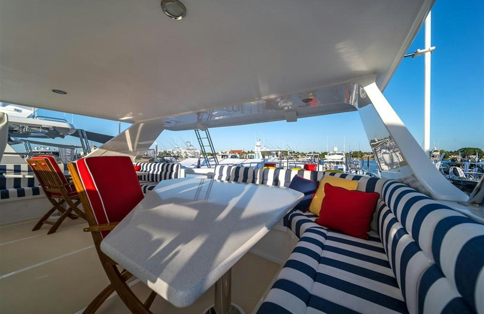 a boat on the water aboard JULIANNE NAME RESERVED Yacht for Sale