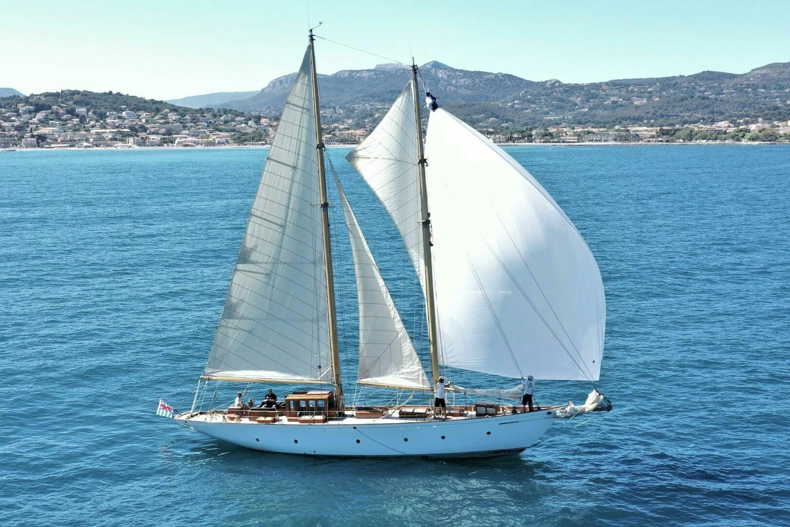 a sailboat on the water aboard ARMIDE Yacht for Sale