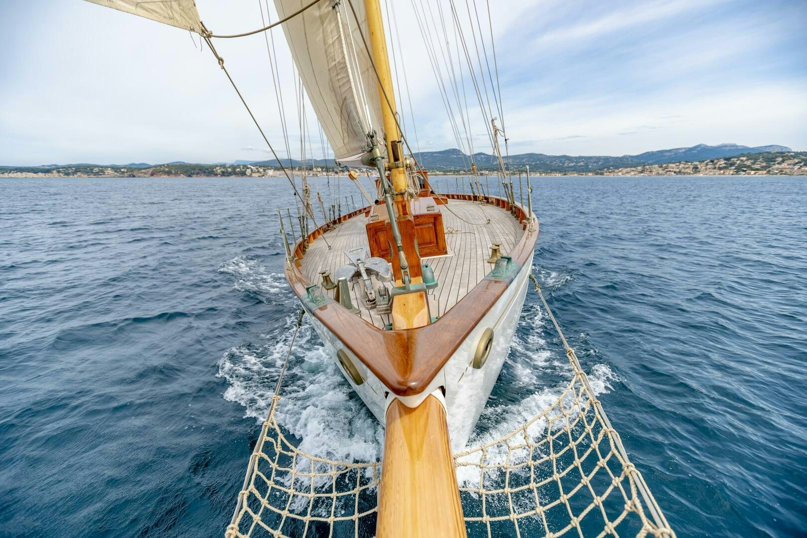 a sailboat on the water aboard ARMIDE Yacht for Sale