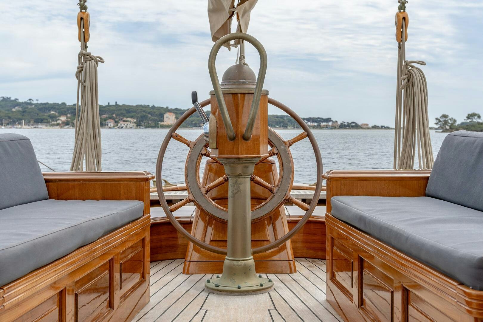 a boat on the water aboard ARMIDE Yacht for Sale