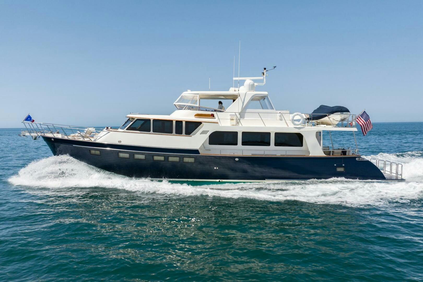 a boat on the water aboard QUARRY Yacht for Sale