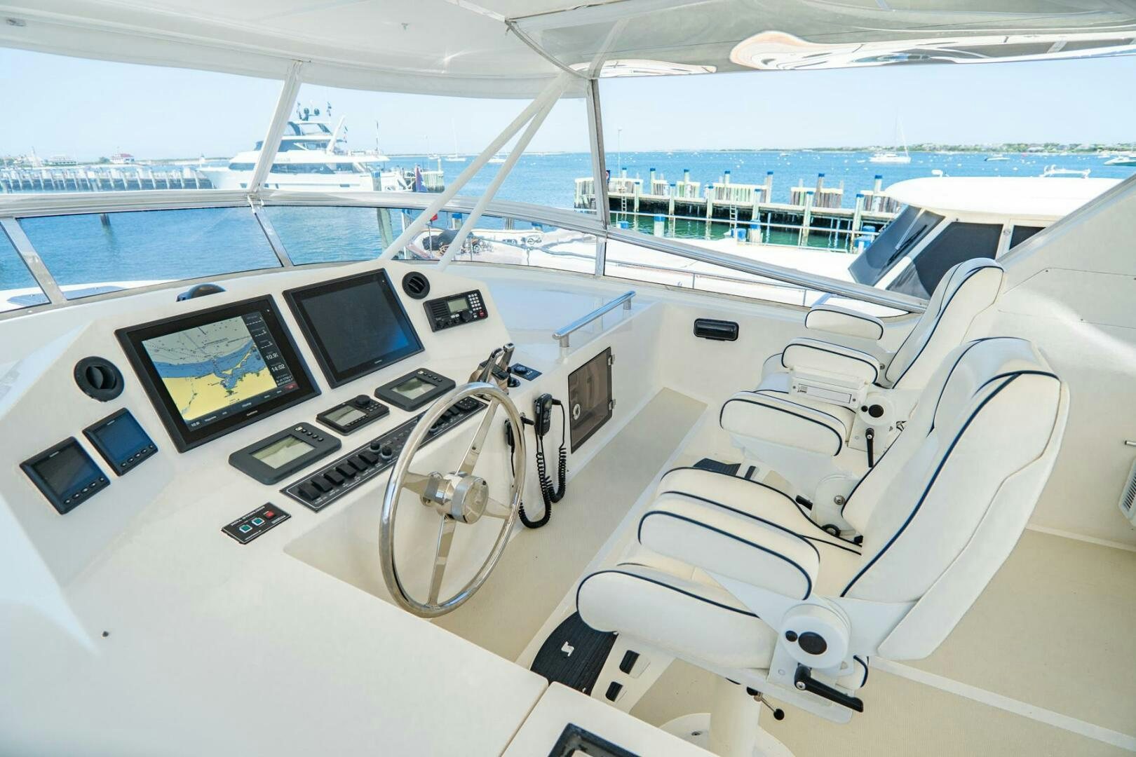 inside view of a space shuttle aboard QUARRY Yacht for Sale