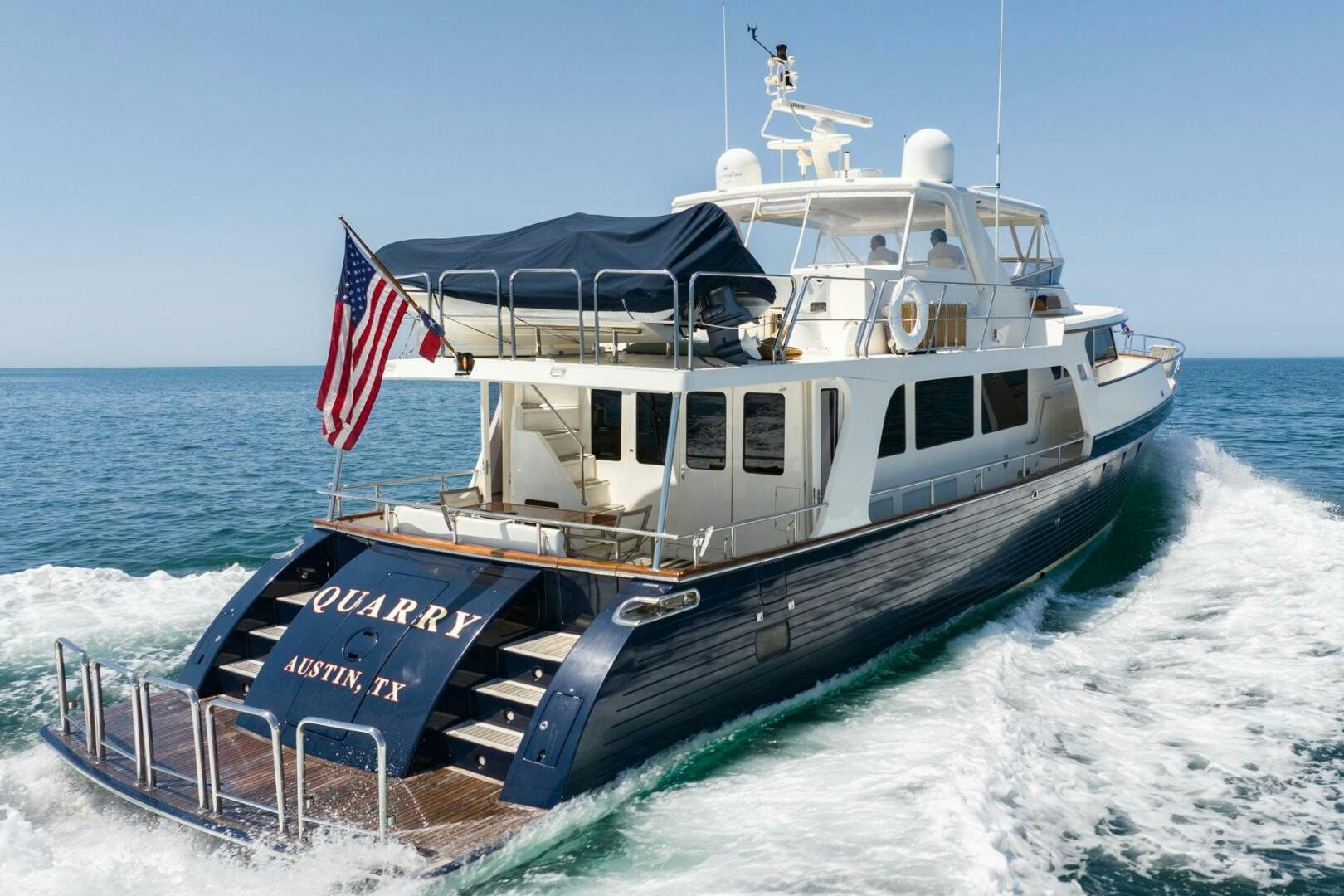 a boat on the water aboard QUARRY Yacht for Sale