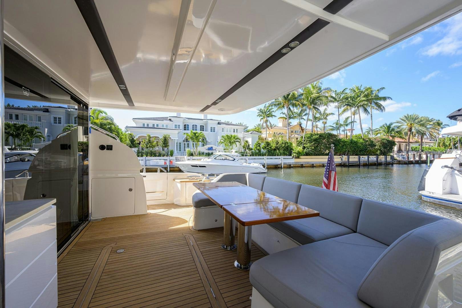 a boat on the water aboard KHATCH YOU LATER Yacht for Sale