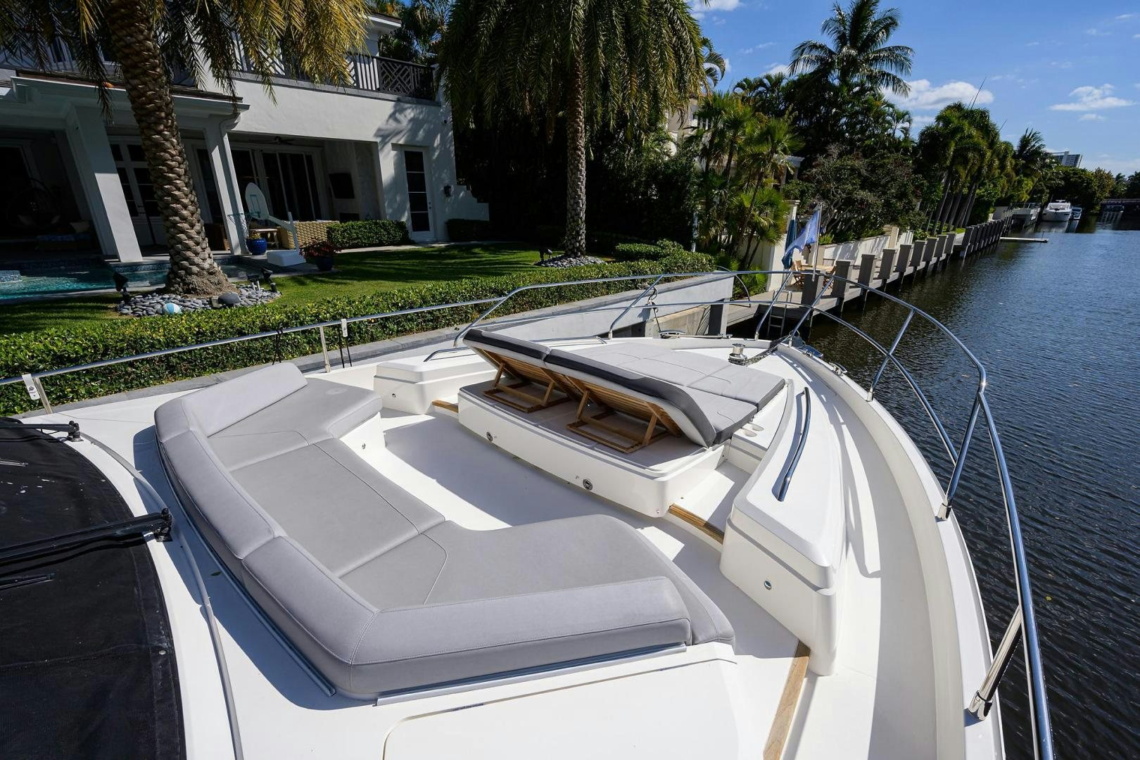 a boat on the water aboard KHATCH YOU LATER Yacht for Sale
