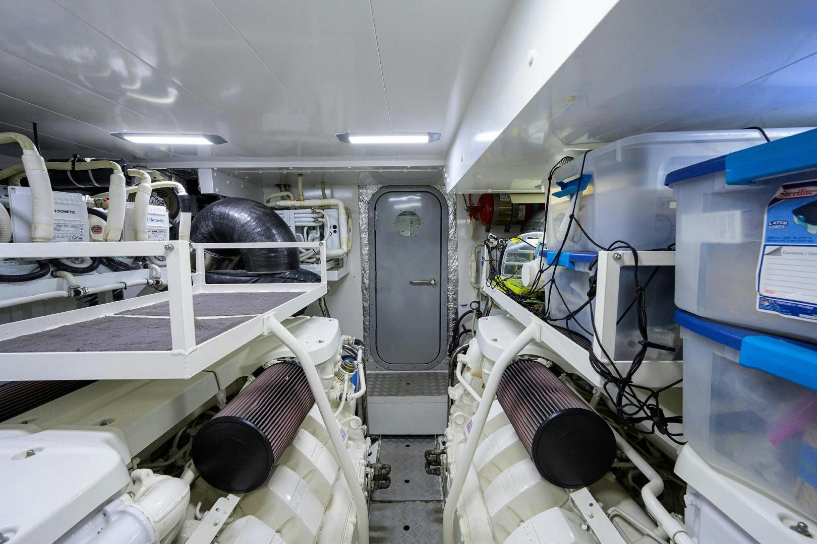 a room with several machines aboard KHATCH YOU LATER Yacht for Sale