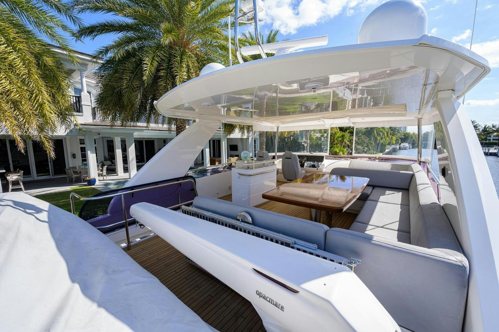 a boat on the water aboard KHATCH YOU LATER Yacht for Sale