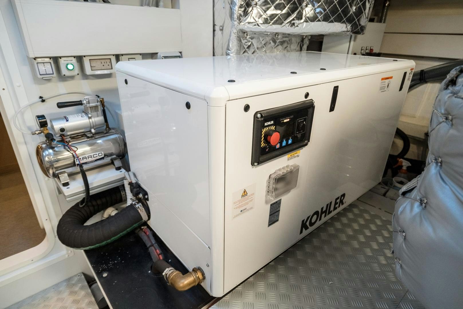 a machine with a screen aboard BEL SOGNO Yacht for Sale