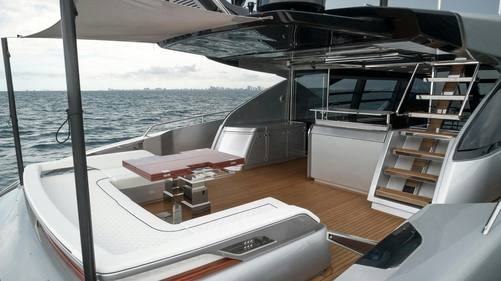 a boat on the water aboard BEL SOGNO Yacht for Sale