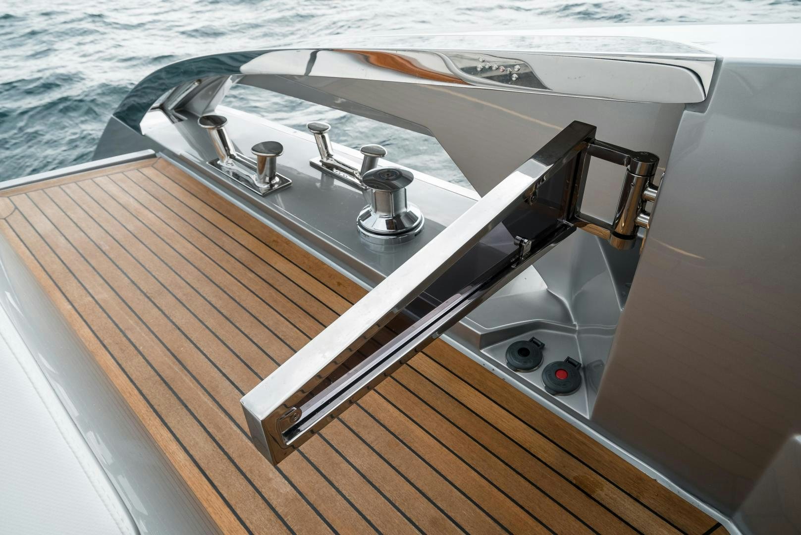 a metal box with a screw aboard BEL SOGNO Yacht for Sale