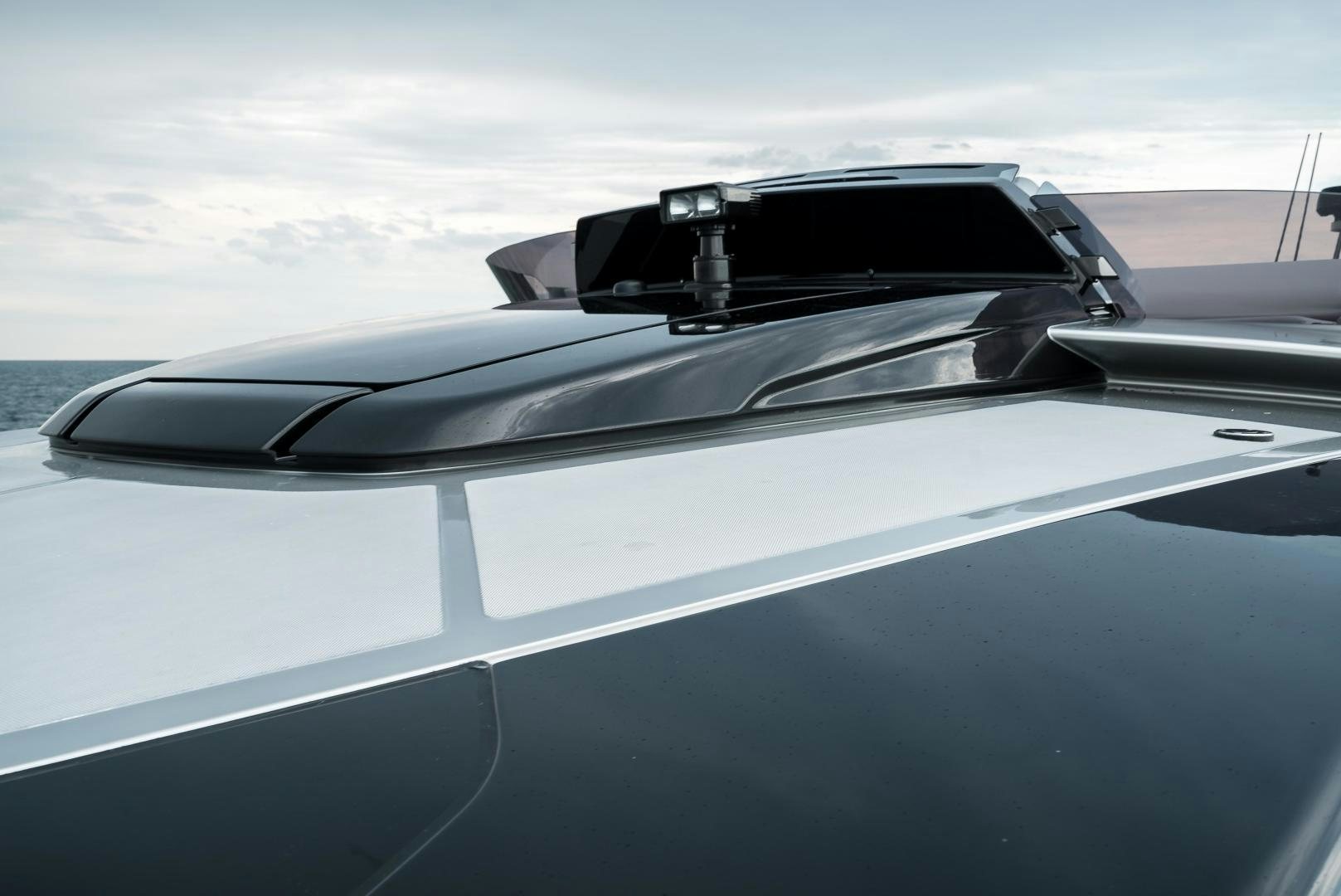 the front of a car aboard BEL SOGNO Yacht for Sale