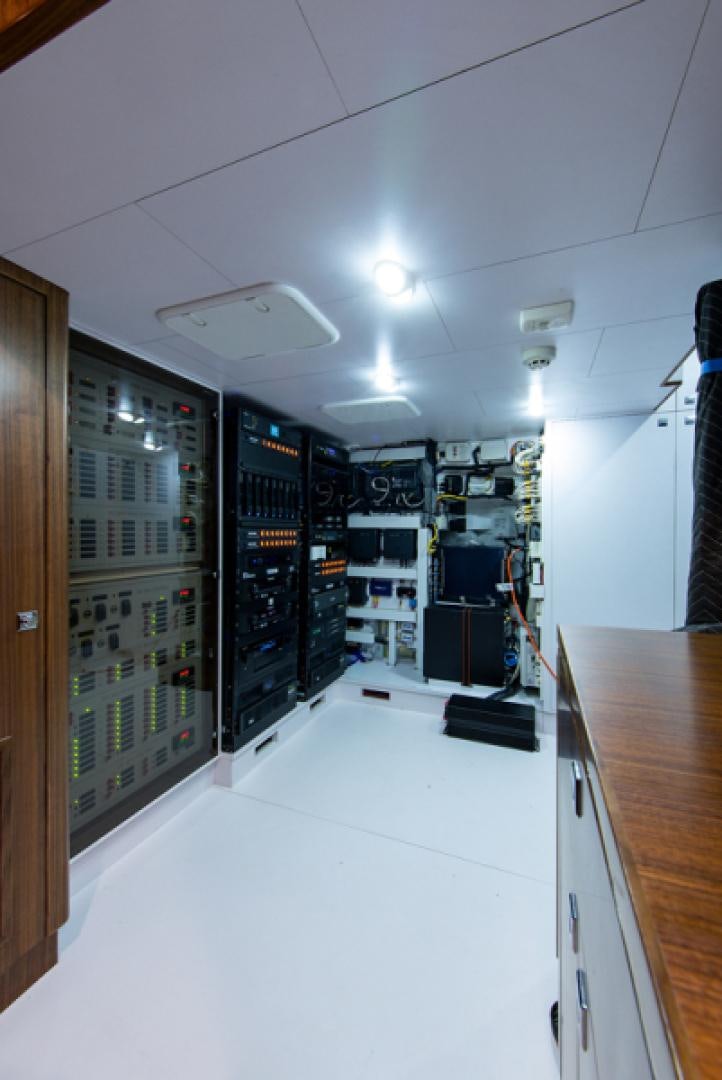 a room with a lot of equipment aboard CONGVOYAGE Yacht for Sale