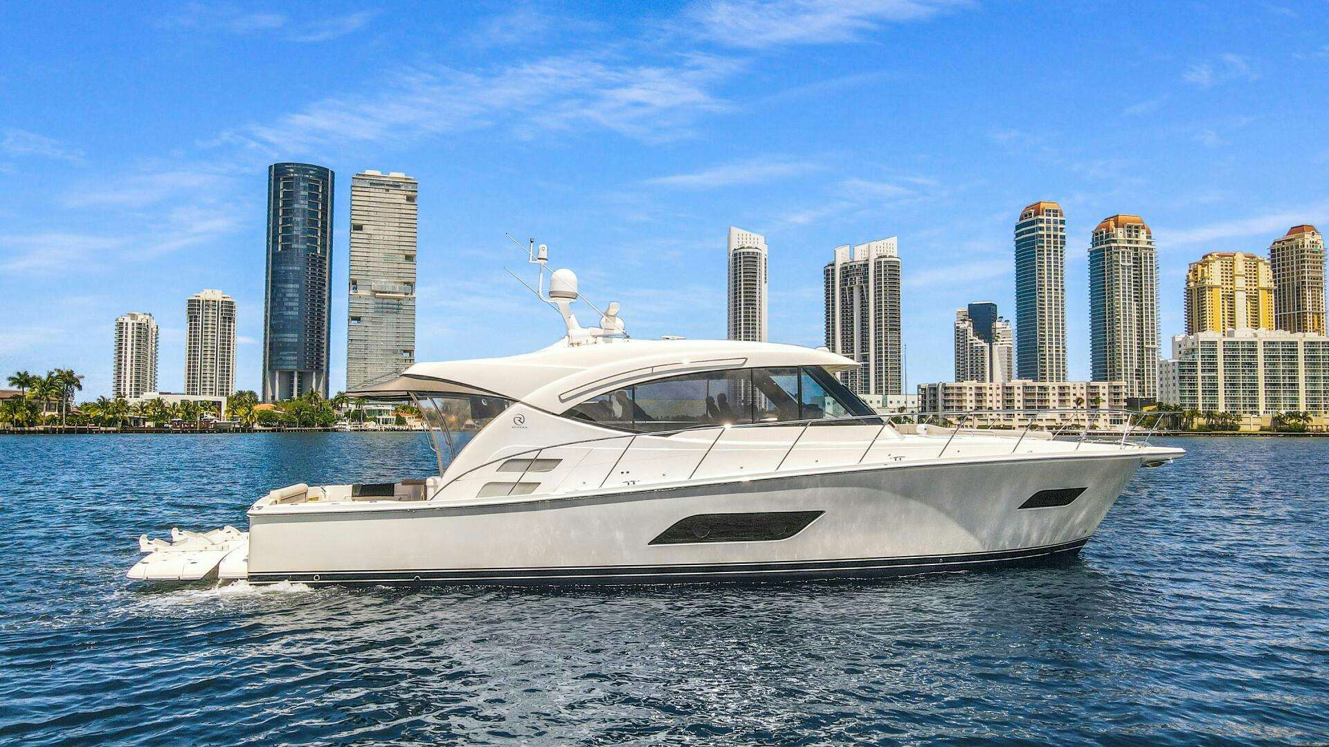 a yacht on the water aboard NAILED Yacht for Sale